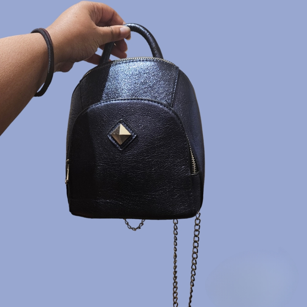 ❄️Small Blue ICING Handbag+Backpack Combo Purse❄️